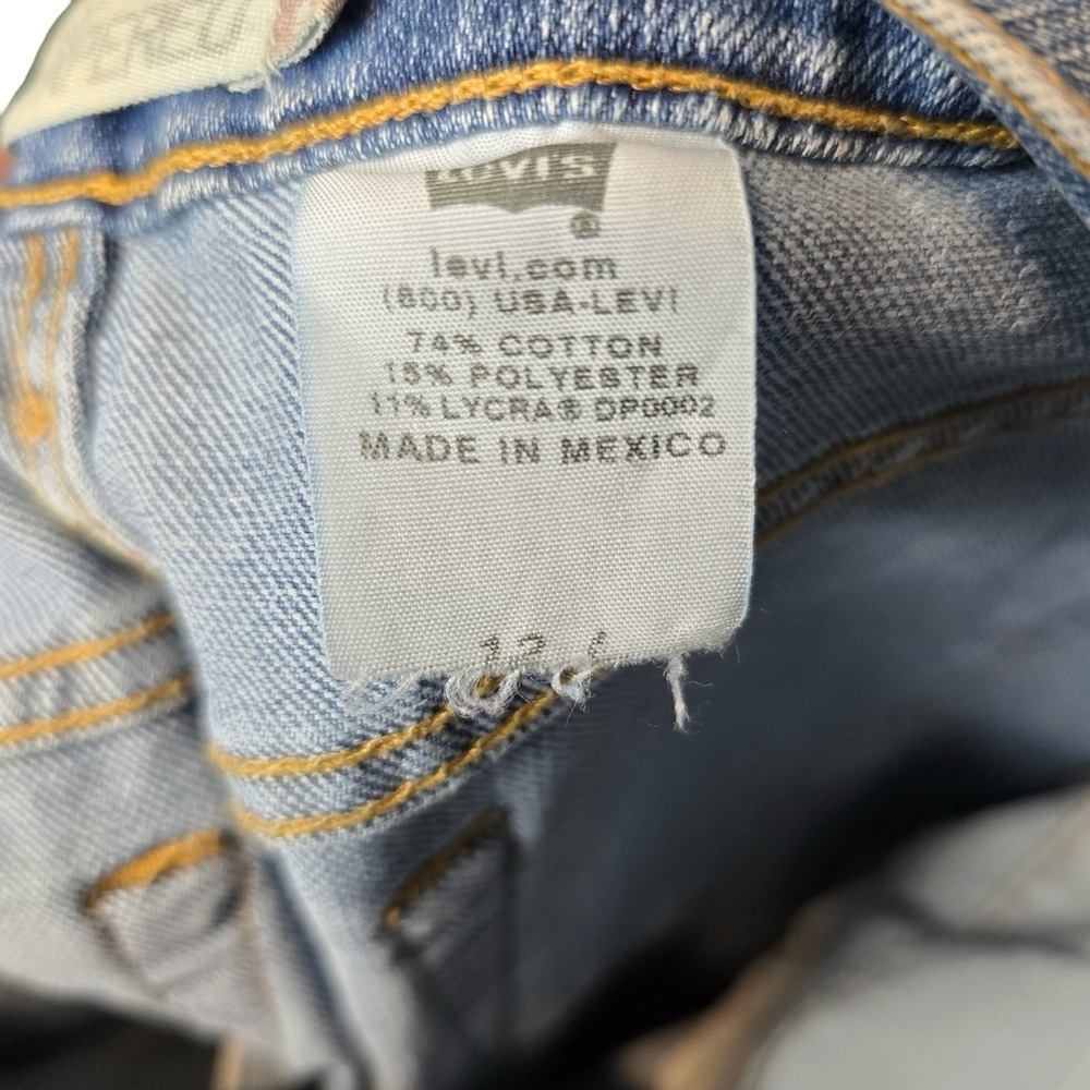 Levi’s 550 Relaxed Tapered Jeans Blue Classic Womens Estimated size‎ 12 - Picture 5 of 8